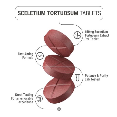150mg Sceletium Tortuosum Extract Tablets - Mixed Berry - Simply Tabs - Thumbnail 5