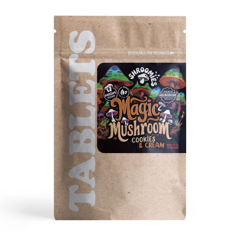 1,200mg Magic Mushroom Tablets - Cookies & Cream - Shrooomies - Thumbnail 3