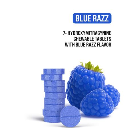 20mg 7-Hydroxy Tablets - Blue Razz - Simply Tabs - Thumbnail 4