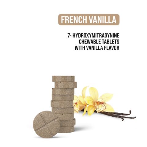 60mg 7-Hydroxy Tablets - French Vanilla - Simply Tabs - Thumbnail 4