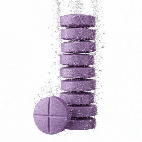30mg 7-Hydroxy Effervescent Tablets - Grape - Simply Tabs - Thumbnail 1