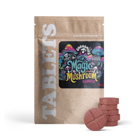 1,200mg Magic Mushroom Tablets - Berries - Shrooomies - Thumbnail 2
