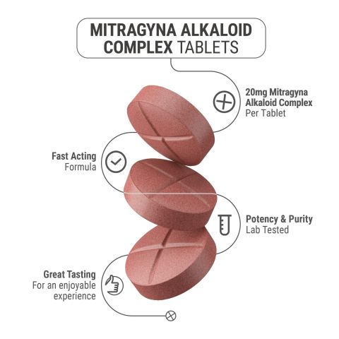 20mg Mitragyna Alkaloid Complex Tablets - Berries - Simply Tabs - Thumbnail 5