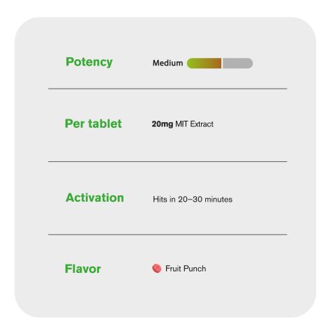 20mg MIT Extract Tablets - Fruit Punch - Simply Tabs - Thumbnail 7