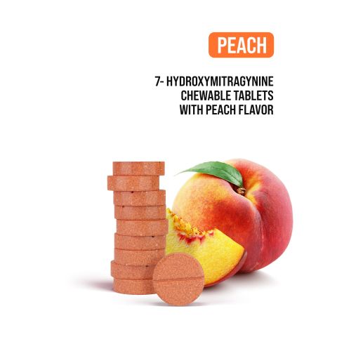 20mg 7-Hydroxy Tablets - Peach - Simply Tabs - Thumbnail 4