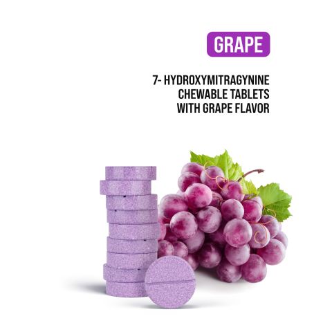 20mg 7-Hydroxy Tablets - Grape - Simply Tabs - Thumbnail 4