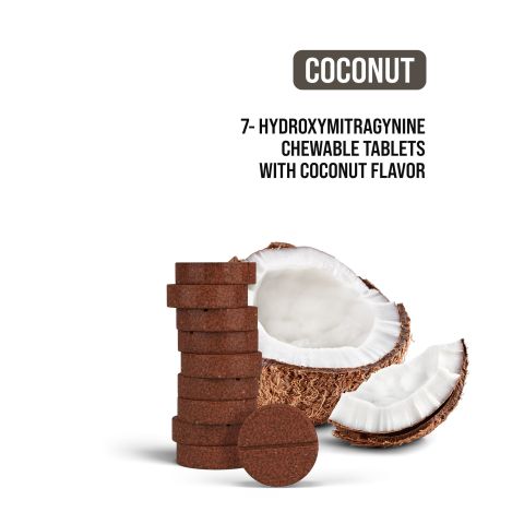 20mg 7-Hydroxy Tablets - Coconut - Simply Tabs - Thumbnail 4