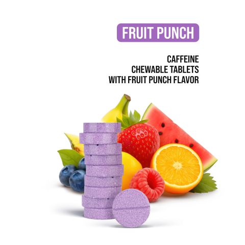 200mg Caffeine Tablets - Fruit Punch - Simply Tabs - Thumbnail 4