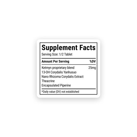 50mg Ketmyn Tablets - Unflavored - Simply Tabs - Thumbnail 10