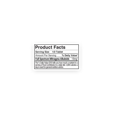 30mg Full Spectrum Mitragyna Alkaloids Tablets - Peach - Simply Tabs - Thumbnail 11
