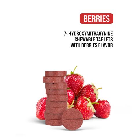 20mg 7-Hydroxy Tablets - Berries - Simply Tabs - Thumbnail 4