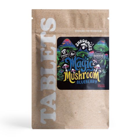 1,200mg Magic Mushroom Tablets - Blueberry - Shrooomies - Thumbnail 3
