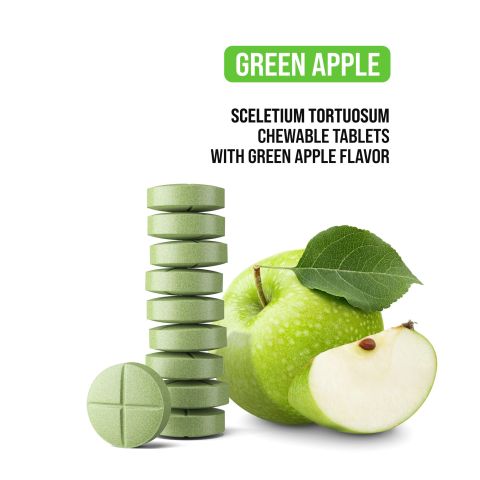 150mg Sceletium Tortuosum Extract Tablets - Green Apple - Simply Tabs - Thumbnail 4