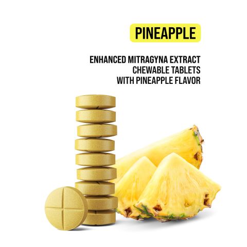 20mg Enhanced Mitragyna Extract Tablets - Pineapple - Simply Tabs - Thumbnail 4