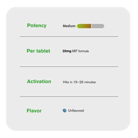 20mg MIT Formula Tablets - Unflavored - Simply Tabs - Thumbnail 7