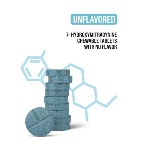 100mg 7-Hydroxy Tablets - Unflavored - Simply Tabs - Thumbnail 4