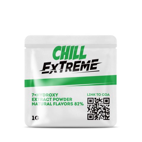 1,000mg 7-Hydroxy Powder - Unflavored - Chill Extreme - Thumbnail 3