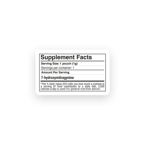 1,000mg 7-Hydroxy Powder - Unflavored - Chill Extreme - Thumbnail 9