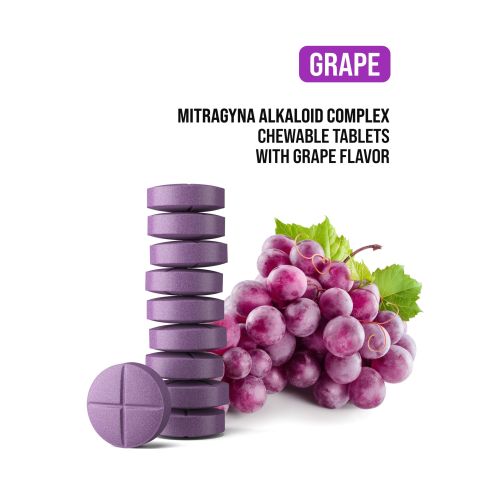 30mg Mitragyna Alkaloid Complex Tablets - Grape - Simply Tabs - Thumbnail 4