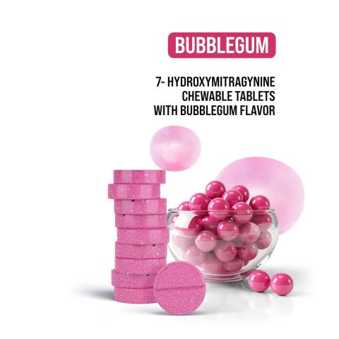 30mg 7-Hydroxy Tablets - Bubble Gum - Simply Tabs - Thumbnail 4