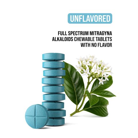 20mg Full Spectrum Mitragyna Alkaloids Tablets - Unflavored - Simply Tabs - Thumbnail 4