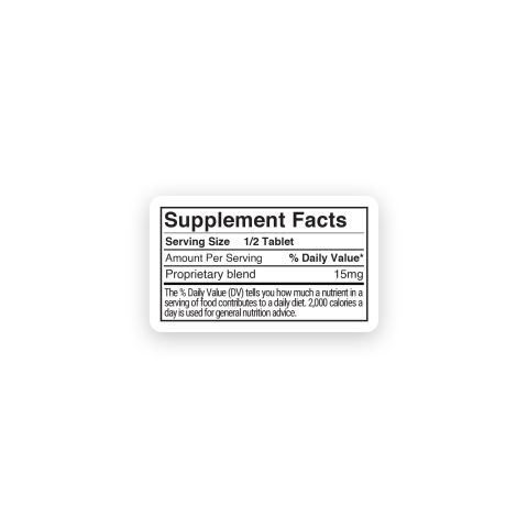 30mg Botanical Alkaloid Complex Tablets - Berries - RX-7 - Thumbnail 9