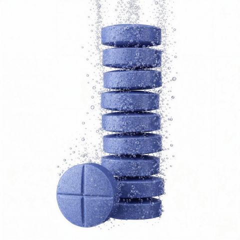 50mg 7-Hydroxy Effervescent Tablets - Blue Razz - Simply Tabs - Thumbnail 1