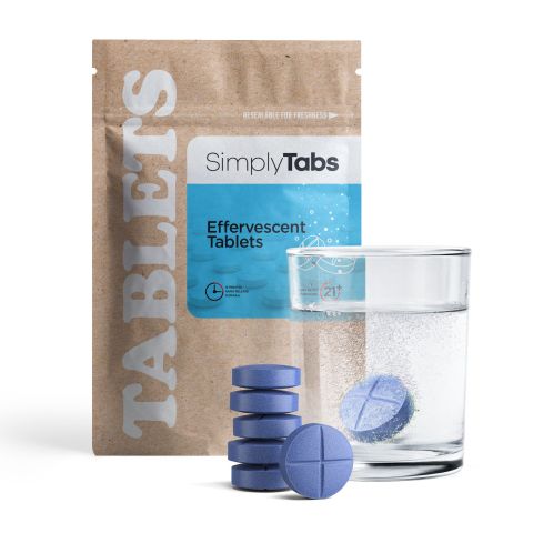 50mg 7-Hydroxy Effervescent Tablets - Blue Razz - Simply Tabs - Thumbnail 2