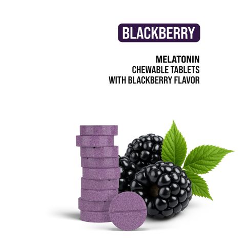 10mg Melatonin Tablets - Blackberry - Simply Tabs - Thumbnail 4
