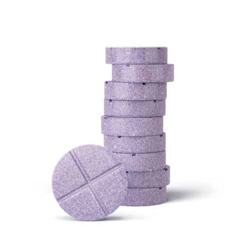 50mg L-Theanine & L-THP Tablets - Blueberry Lavander - Simply Tabs - Thumbnail 1