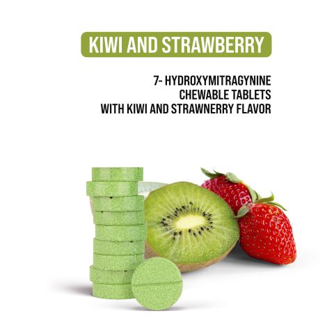 15mg 7-Hydroxy Tablets - Kiwi & Strawberry - Simply Tabs - Thumbnail 4