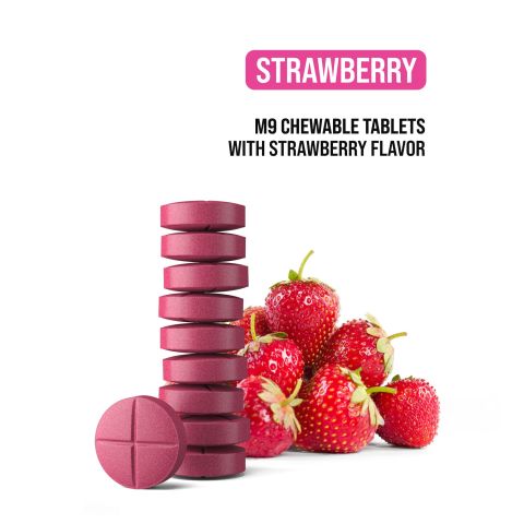 30mg M9 Blend Tablets - Strawberry - Simply Tabs - Thumbnail 4