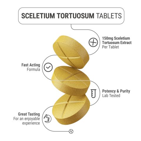 150mg Sceletium Tortuosum Extract Tablets - Pineapple - Simply Tabs - Thumbnail 5