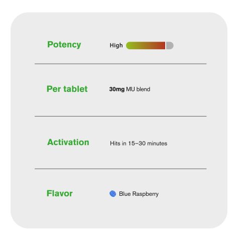 30mg MU Blend Tablets - Blue Razz - Simply Tabs - Thumbnail 7