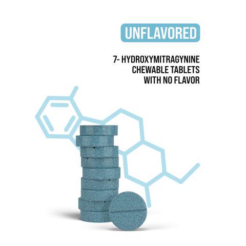 15mg 7-Hydroxy Tablets - Unflavored - Simply Tabs - Thumbnail 4